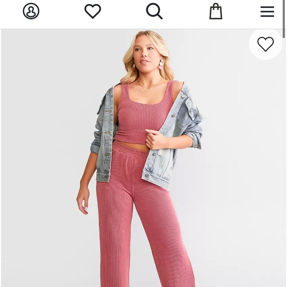 Women's knit matching set
